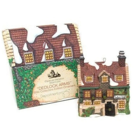 Dept 56 1994 DEDLOCK ARMS Charles Dickens Heritage Collectors Edition Ornament - Picture 13 of 14